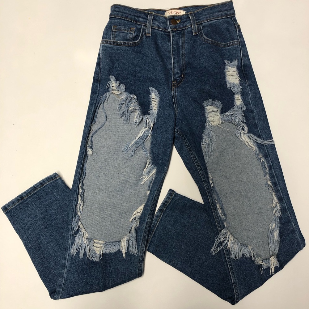 Vibrant M.I.U. High rise straight jeans size 3(W25)